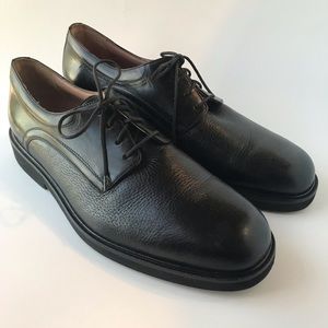 Bostonian Luxe Shoes Black Leather Oxford 11.5